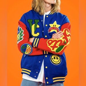 Play Cool varsity basketball jacket coat NWT size L